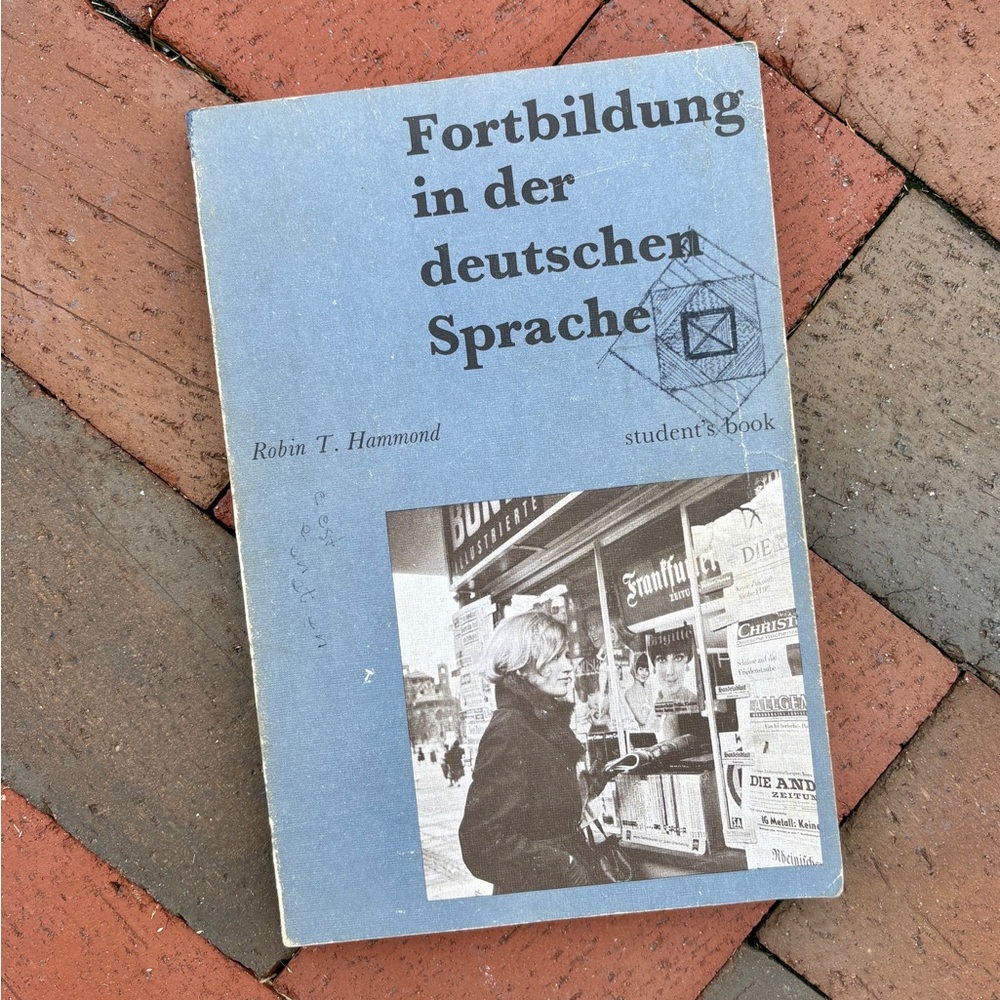 1971 Fortbildung in der deutshcen Sprache German Student Book ESL Language Guide